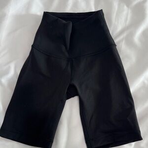 lululemon athletica Black High-Rise Bike Shorts
